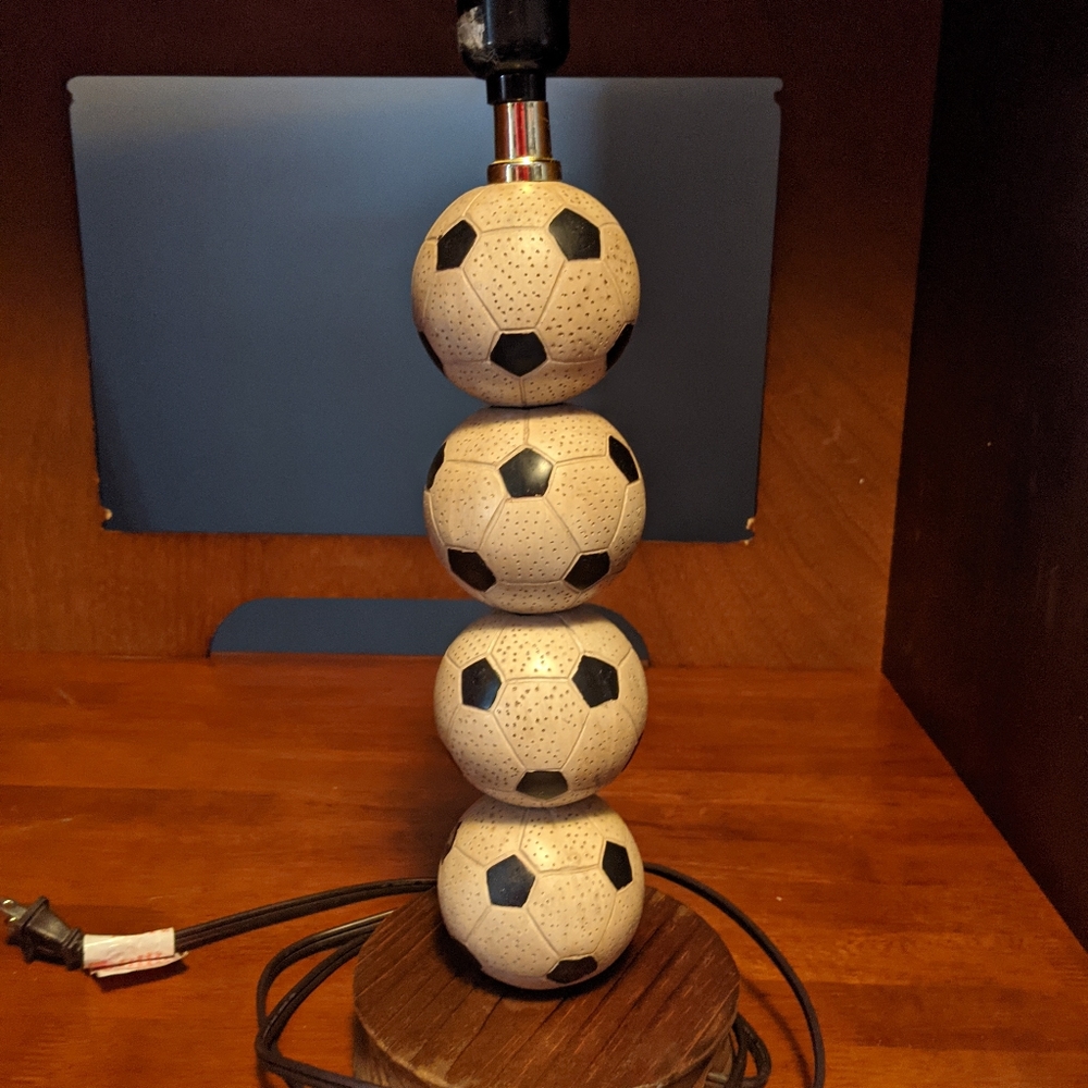 Soccer ball lamp